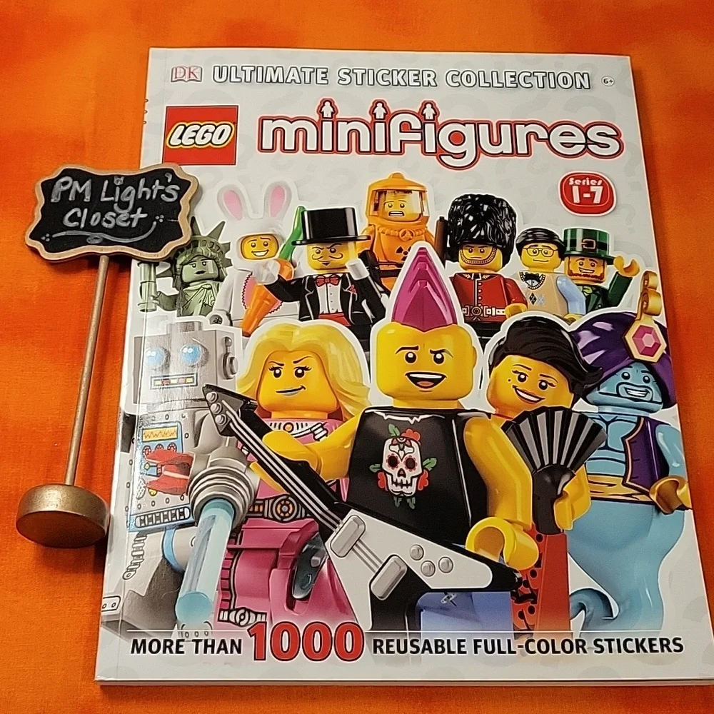 DK Lego Ultimate Sticker Collection Book Minifigures New Series 1-7